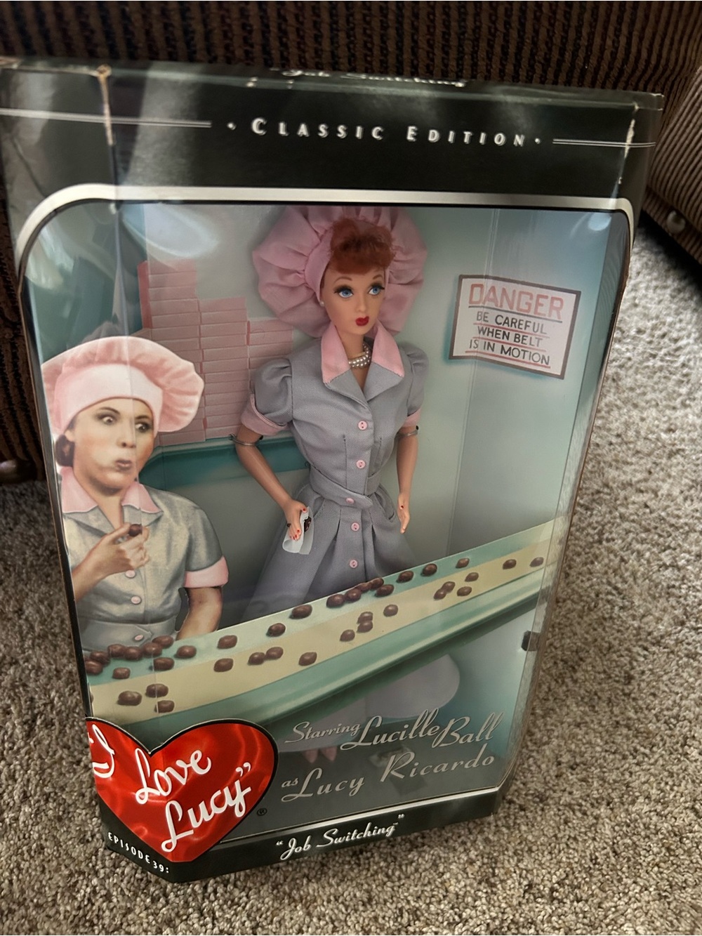 Lucille Ball “I Love Lucy” Collector’s doll, Episode 39, 'Job Switching'